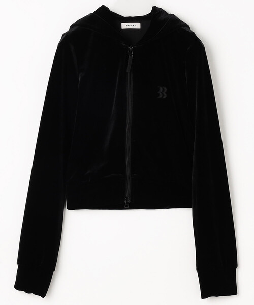 BASICKS（ベイシックス） パーカー Micro Bra Velour Hoodie / S4.5