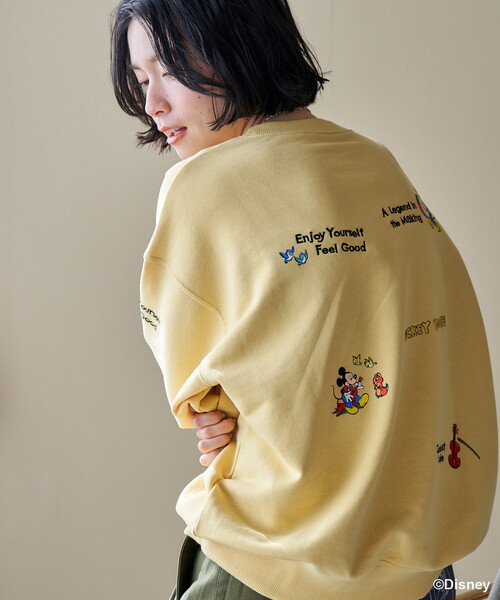 トレーナー/スウェット RH Vintage Mickey Sweat Shirt yellow S FREAK'S STORE（フリークスストア） トレーナー スウェット 「新色追加