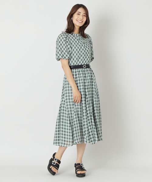 「TO BE CHIC」 半袖ブラウス 40 ブルー レディースの画像