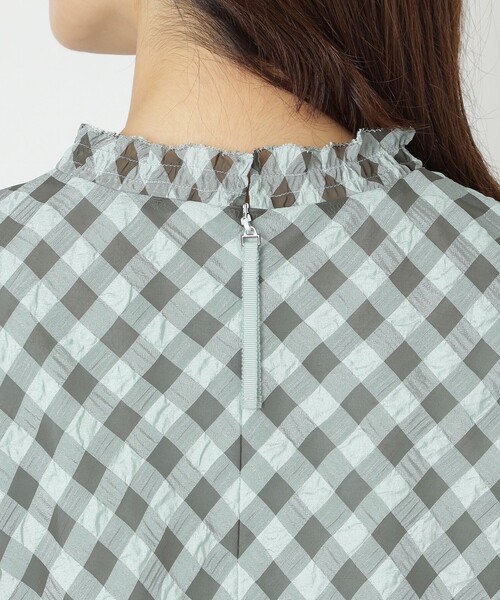 「TO BE CHIC」 半袖ブラウス 40 ブルー レディースの画像