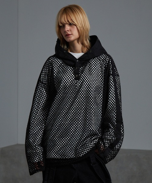 「cussil」 プルオーバーパーカー M ブラック メンズ_画像2