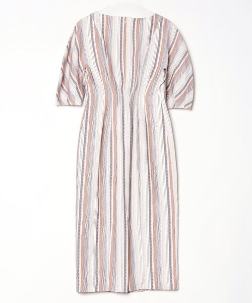 「LILY BROWN」 半袖ワンピース 1 ベージュ レディース_画像2