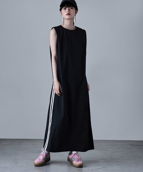 「etoll.」 ノースリーブワンピース M グレー レディース_画像8