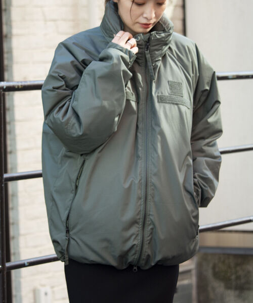 TAION（タイオン） ダウンジャケット L オリーブ メンズ : ZOZOTOWN