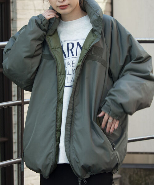 TAION（タイオン） ダウンジャケット L オリーブ メンズ : ZOZOTOWN