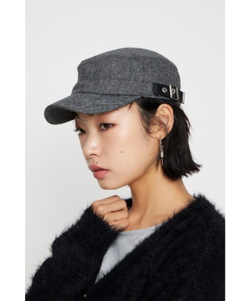 LAGUA GEM（ラグアジェム） キャップ 帽子 レディース SIDE BELT WORK