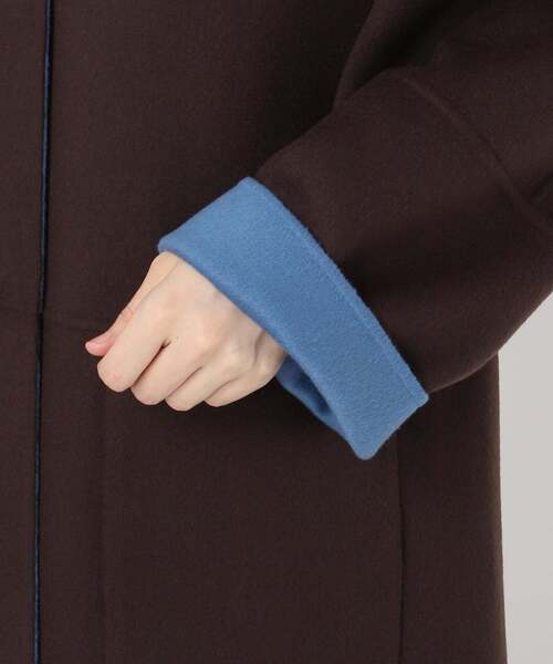 B.C STOCK（ベーセーストック） ノーカラーコート コート 「追加」S120