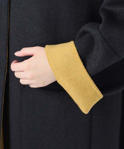 B.C STOCK（ベーセーストック） ノーカラーコート コート 「追加」S120