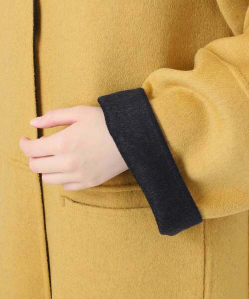 B.C STOCK（ベーセーストック） ノーカラーコート コート 「追加」S120