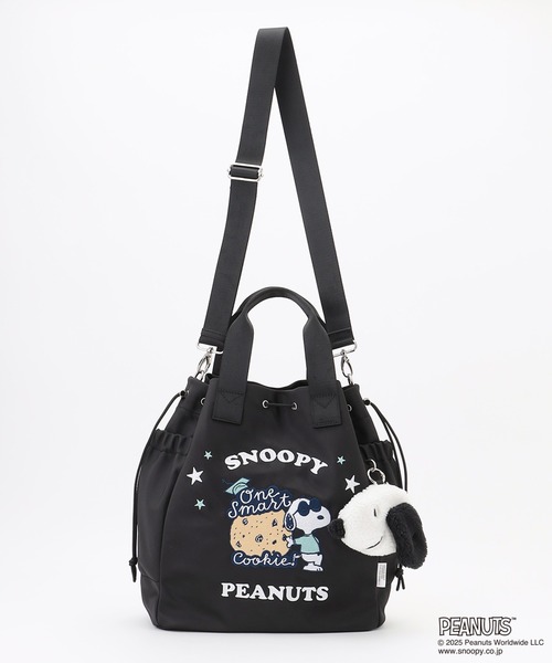 Y'SACCS（イザック） トートバッグ SNOOPYデザイン 2way巾着トート
