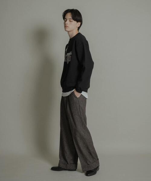 SENSE OF PLACE by URBAN RESEARCH トレーナー スウェット Dog graphic