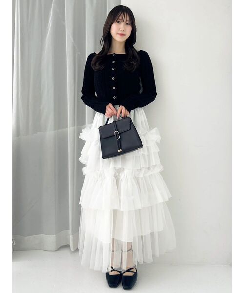 dazzlin（ダズリン） ニット セーター ミニケーブルスクエアニット