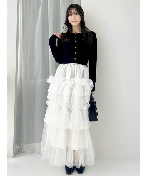 dazzlin（ダズリン） ニット セーター ミニケーブルスクエアニット