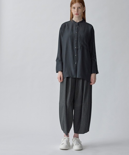 アツロウタヤマ　トップス unisex】七分袖デニムトップス ATSURO TAYAMA｜クロスプラス公式通販サイト