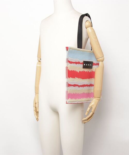 「MARNI MARKET」 トートバッグ FREE レッド系その他 レディース_画像4