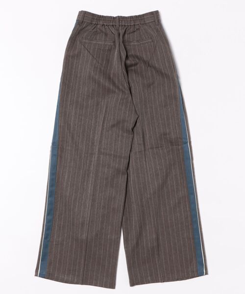 VICKY（ビッキー） パンツ ストライプサイドラインワイドパンツ