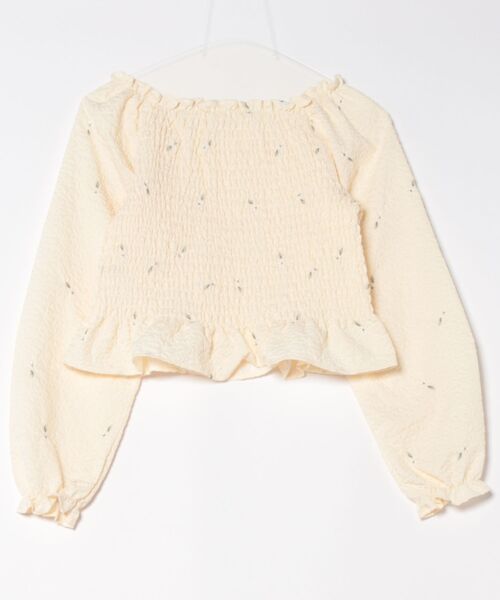 「flower」 長袖ブラウス FREE ホワイト レディース_画像2