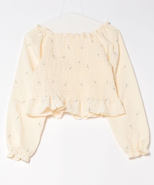 「flower」 長袖ブラウス FREE ホワイト レディース_画像4