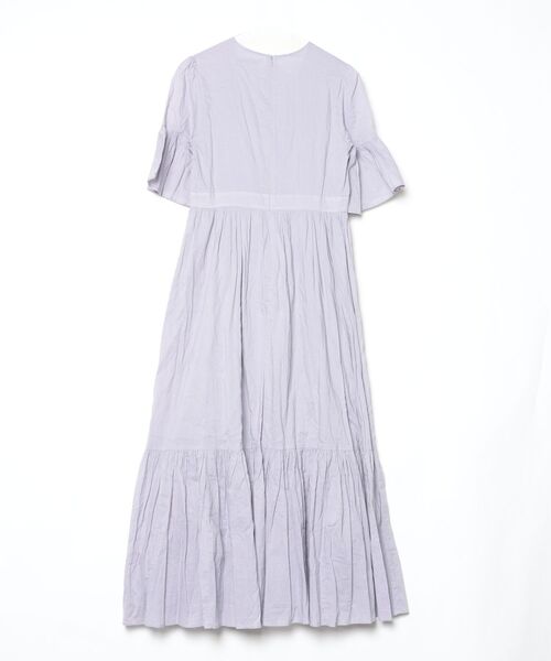 「MARIHA」 半袖ワンピース 38 パープル レディース_画像2