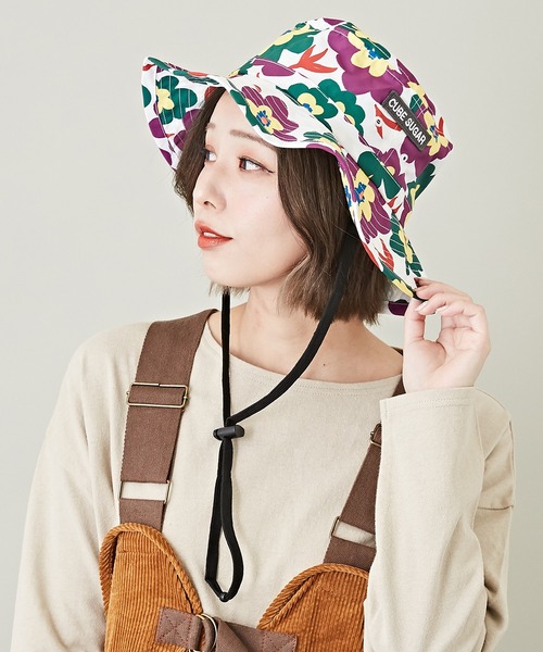 「CUBE SUGAR」 ハット M グレー系その他 レディース_画像4