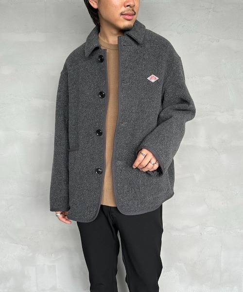 Danton（ダントン） ジャケット 42 グレー レディース : ZOZOTOWN