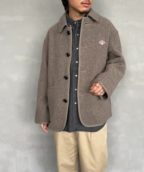 Danton（ダントン） ジャケット 42 グレー レディース : ZOZOTOWN