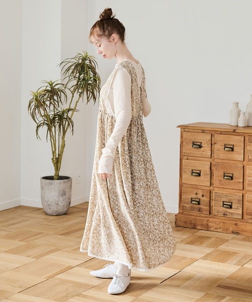 「Crisp」 ノースリーブワンピース FREE ブラック レディース_画像5