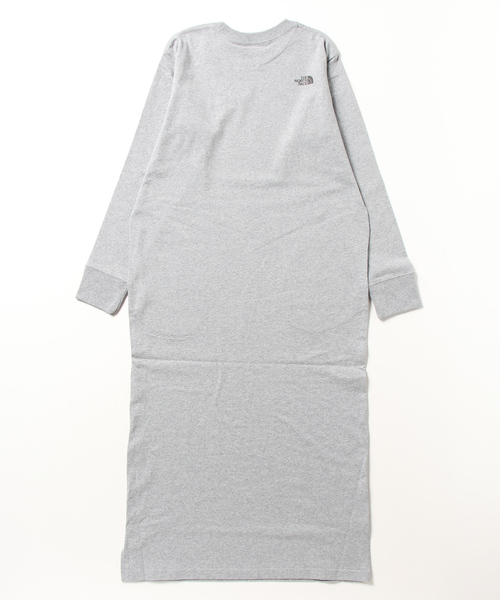 THE NORTH FACE グレージュ 長袖ワンピース SM THE NORTH FACE グレージュ 長袖ワンピース SM
