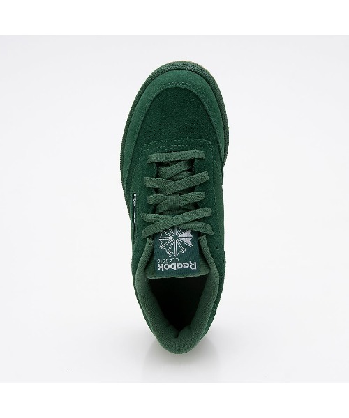 「Reebok」 ローカットスニーカー 24.5cm ダークグリーン メンズ_画像4