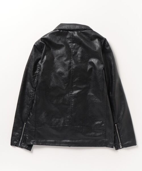 「COMMON WARE」 「HALHAM」ライダースジャケット M ブラック レディース_画像2