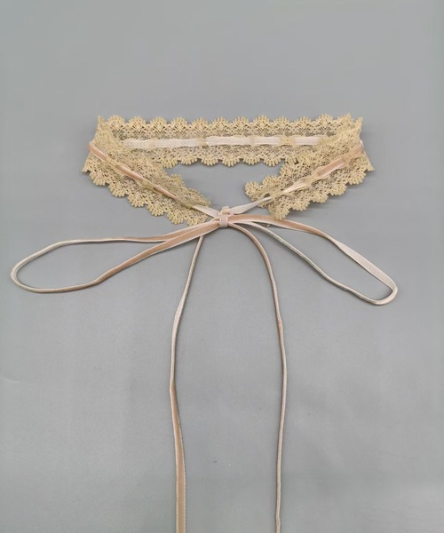 IRADOWL（アイラドール） アレルギー対応 チョーカー ベロアリボン
