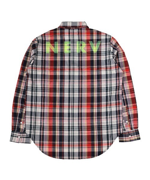 RADIO EVA シャツ RADIO EVA A316 NERV Check Shirt メンズ : ZOZOTOWN