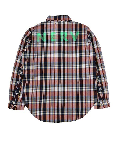 RADIO EVA シャツ RADIO EVA A316 NERV Check Shirt メンズ : ZOZOTOWN