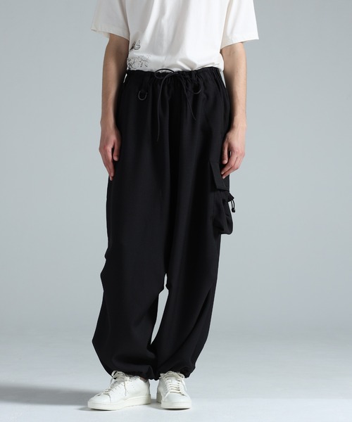ワイドパンツ カーゴパンツ Y-3 SPORT UNIFORM WIDE CARGO PANTS メンズ レディースの画像