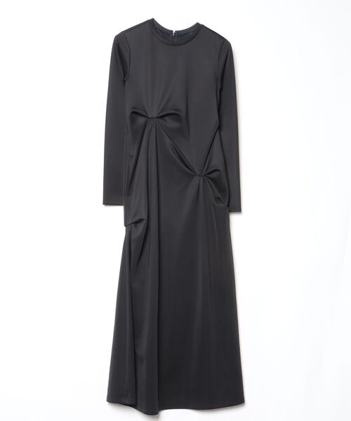 UN3D.（アンスリード） 長袖ワンピース 36 ブラック レディース