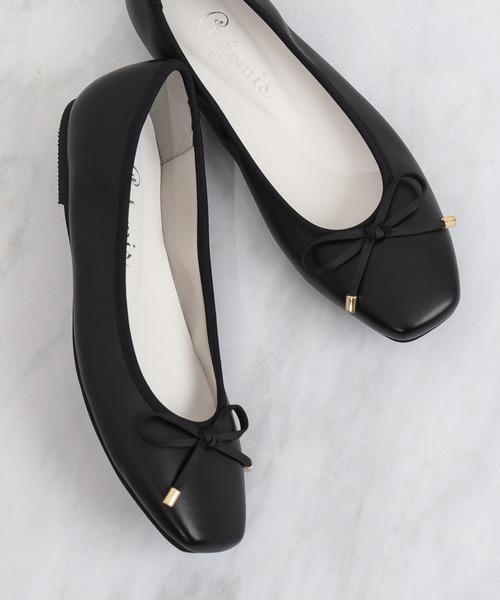 「artemis by DIANA」 フラットパンプス 23.5cm ブラック レディース_画像7