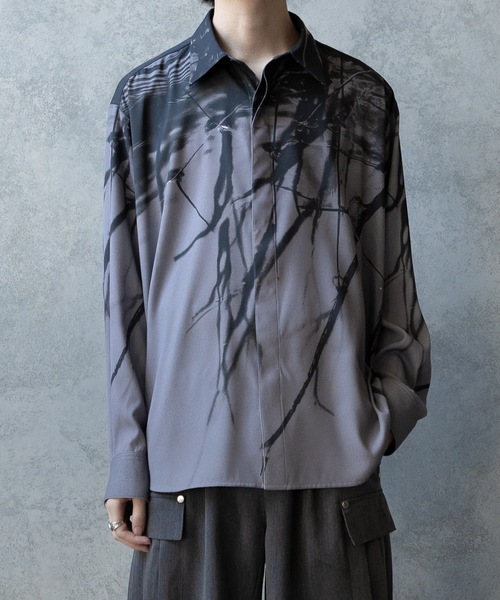 「PHILTHEORY」 長袖シャツ 2 ブルー メンズ_画像8