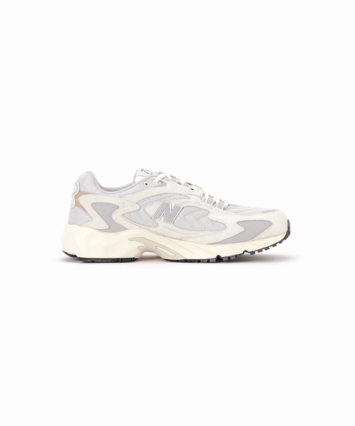 「EU，US NEW BALANCE」 ローカットスニーカー 23.5cm アイボリー レディース_画像9