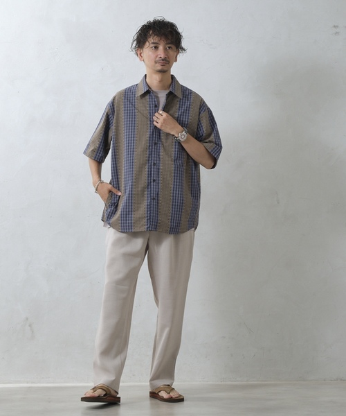 「JOURNAL STANDARD relume」 スラックス LARGE ブラック メンズ_画像4