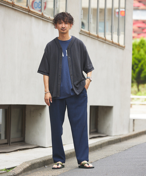 「JOURNAL STANDARD relume」 スラックス LARGE ブラック メンズ_画像6