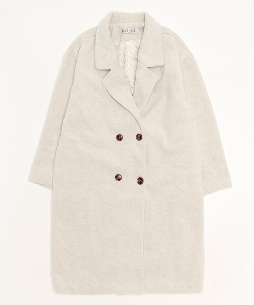 「gossip!ロサンゼルス」 チェスターコート FREE ブラック レディース_画像4