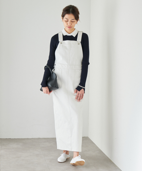 「IENA」 デニムスカート 38 ネイビー レディース_画像5