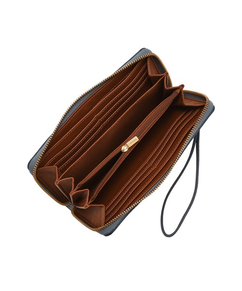 FOSSIL（フォッシル） 長財布 財布 長財布 レディース レザー ブルー 