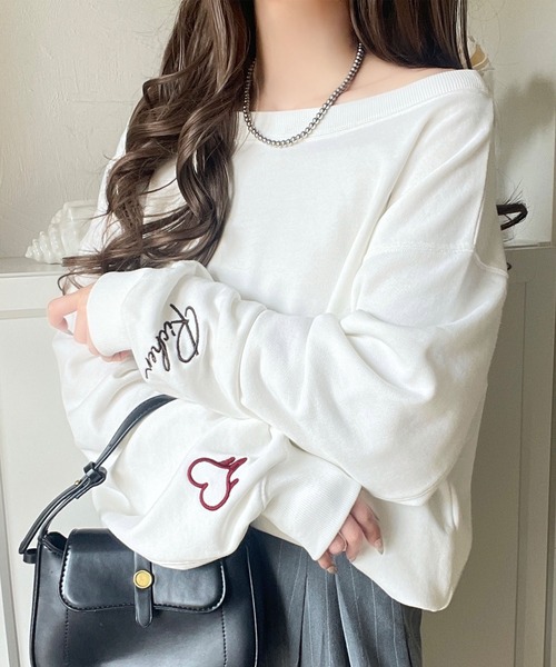 「classicalelf」 スウェットカットソー SMALL グレー レディース_画像5