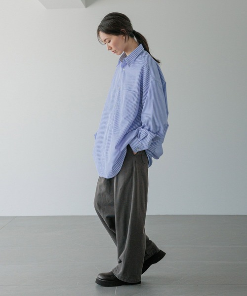 「LOWRYS FARM」 スウェットパンツ MEDIUM グレー メンズ_画像5