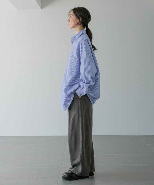 「LOWRYS FARM」 スウェットパンツ MEDIUM グレー メンズ_画像6