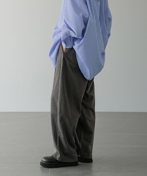 「LOWRYS FARM」 スウェットパンツ MEDIUM グレー メンズ_画像9