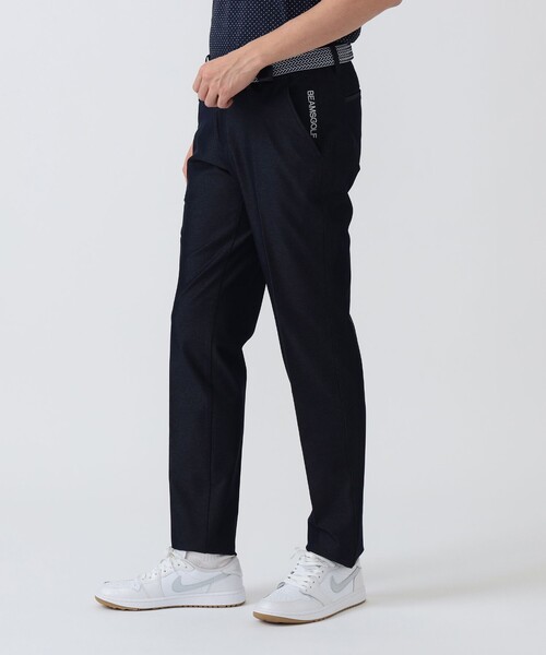 ビームスゴルフ 撥水加工 ストレッチ パンツ Lサイズ ブラック ゴルフウェア BEAMS GOLF（ビームス ゴルフ） パンツ PURPLE LABEL / デニムライク