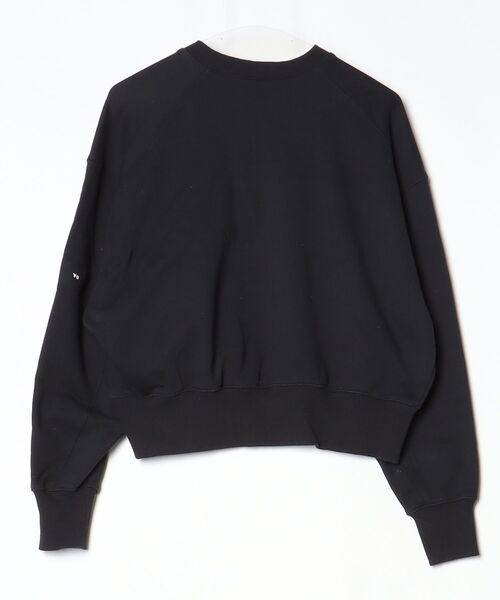 「Y-3」 スウェットカットソー SMALL ブラック レディース_画像2