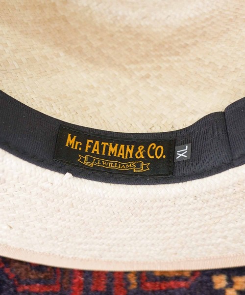 Mr.FATMAN 帽子 ハット TWO DOLLAR FINE RAFFIA メンズ : ZOZOTOWN